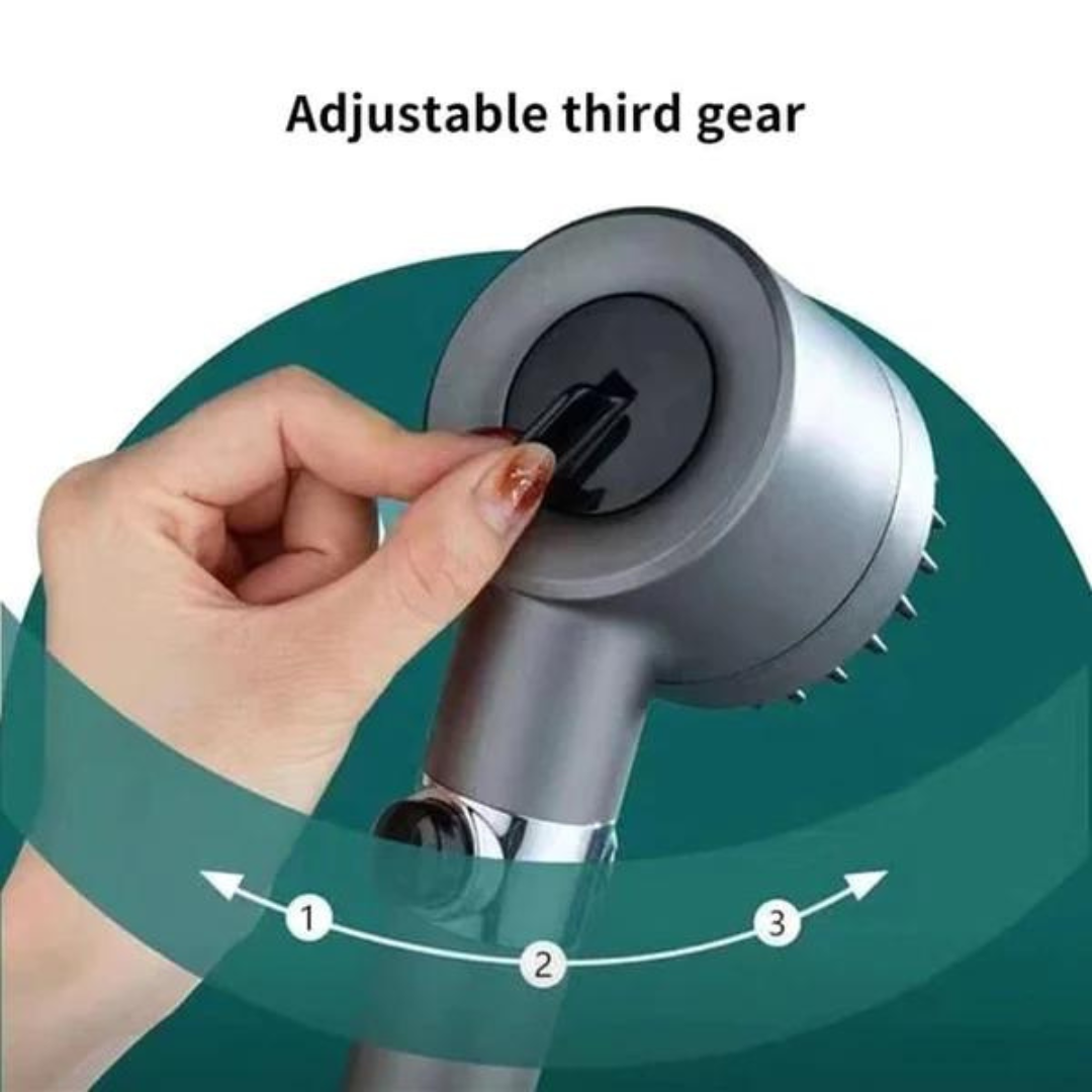 3 Modes Pressurized Filter Shower Head