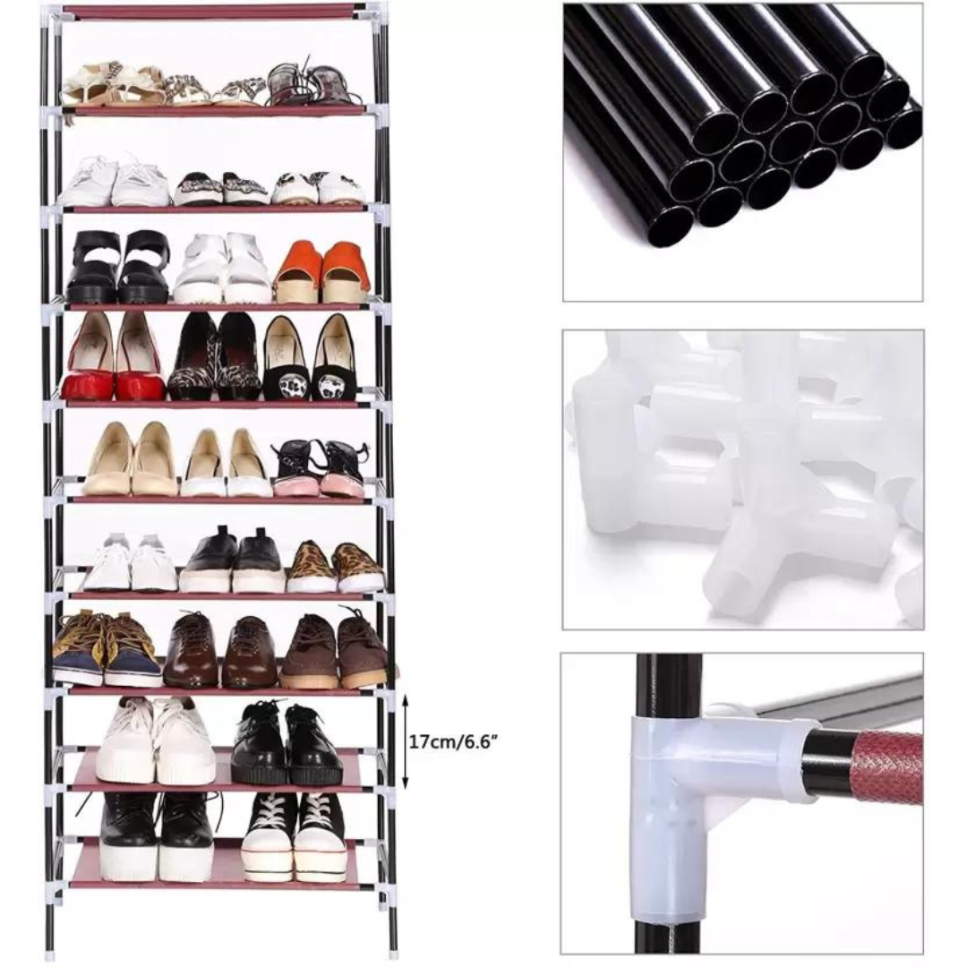10 Layer Closed Type Shoe Cabinet