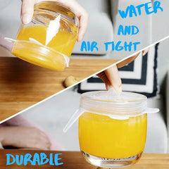 6 Pcs/Set Stretchable Reusable Silicone Lid Food Storage Covers 6 Pcs/Set Stretchable Reusable Silicone Lid Food Storage Covers