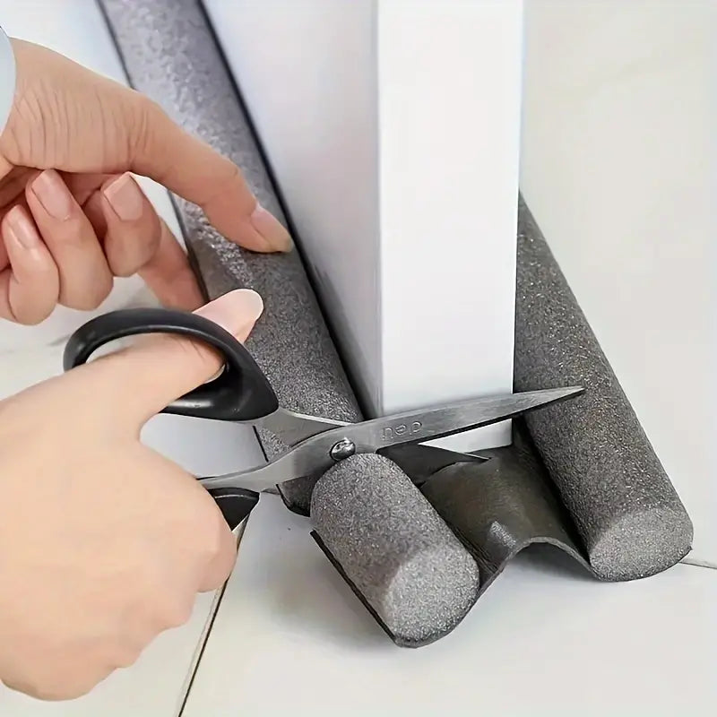 How to use a door dust stopper or a door gap sealer
