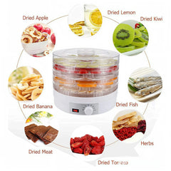 Food Dehydrator, 5 Layer Electric Fruits Vegetable Drying Machine