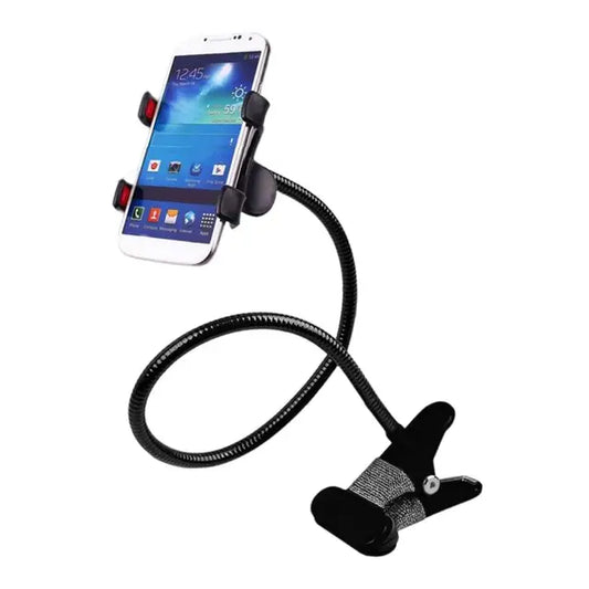 Flexible Long Arm Lazy Bracket Mobile Phone Holder Black