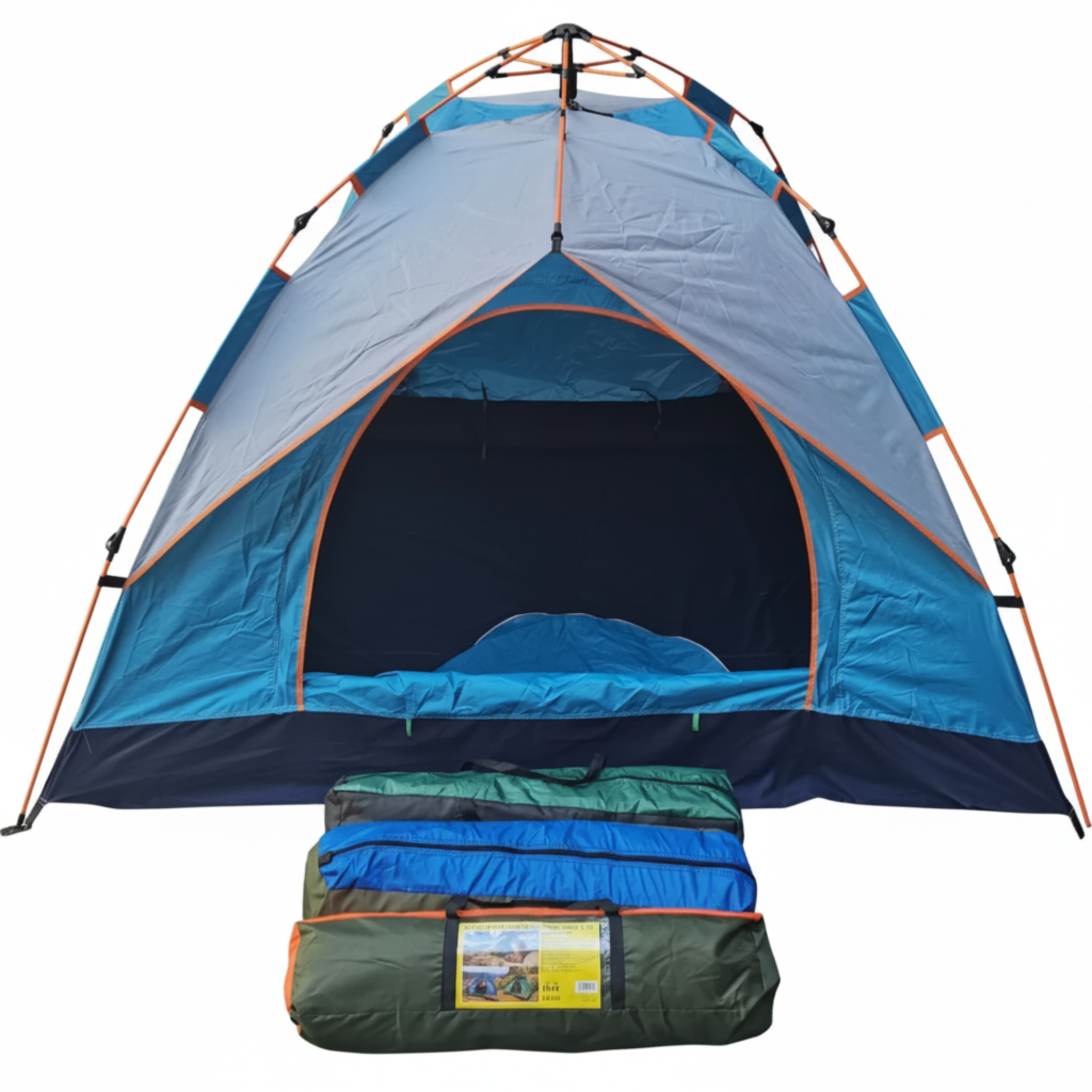 Automatic Camping Tent for 3-4 Person - 2 x 2 Meter