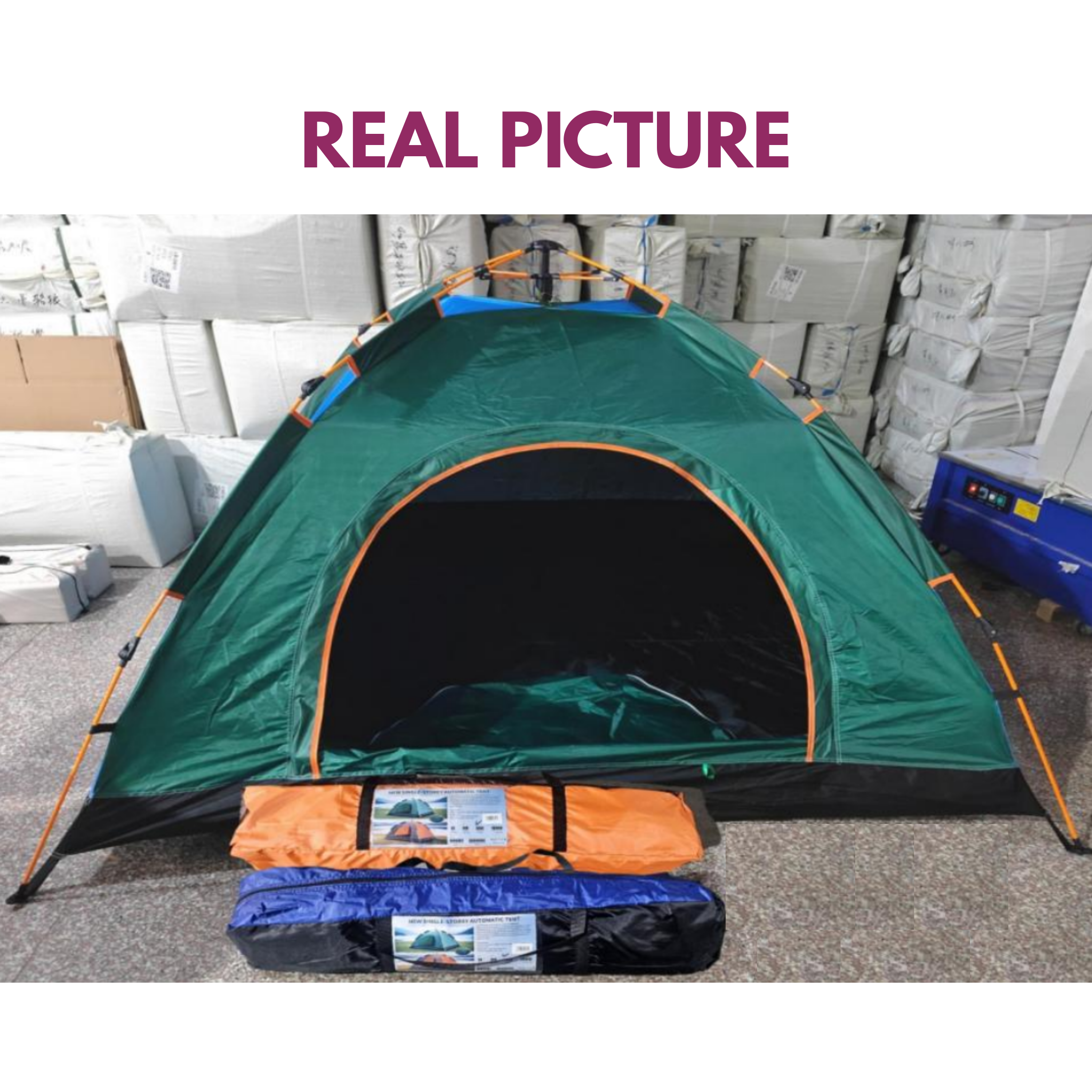 3 Seconds Popping Automatic Camping Tent 2 x 2 Meter