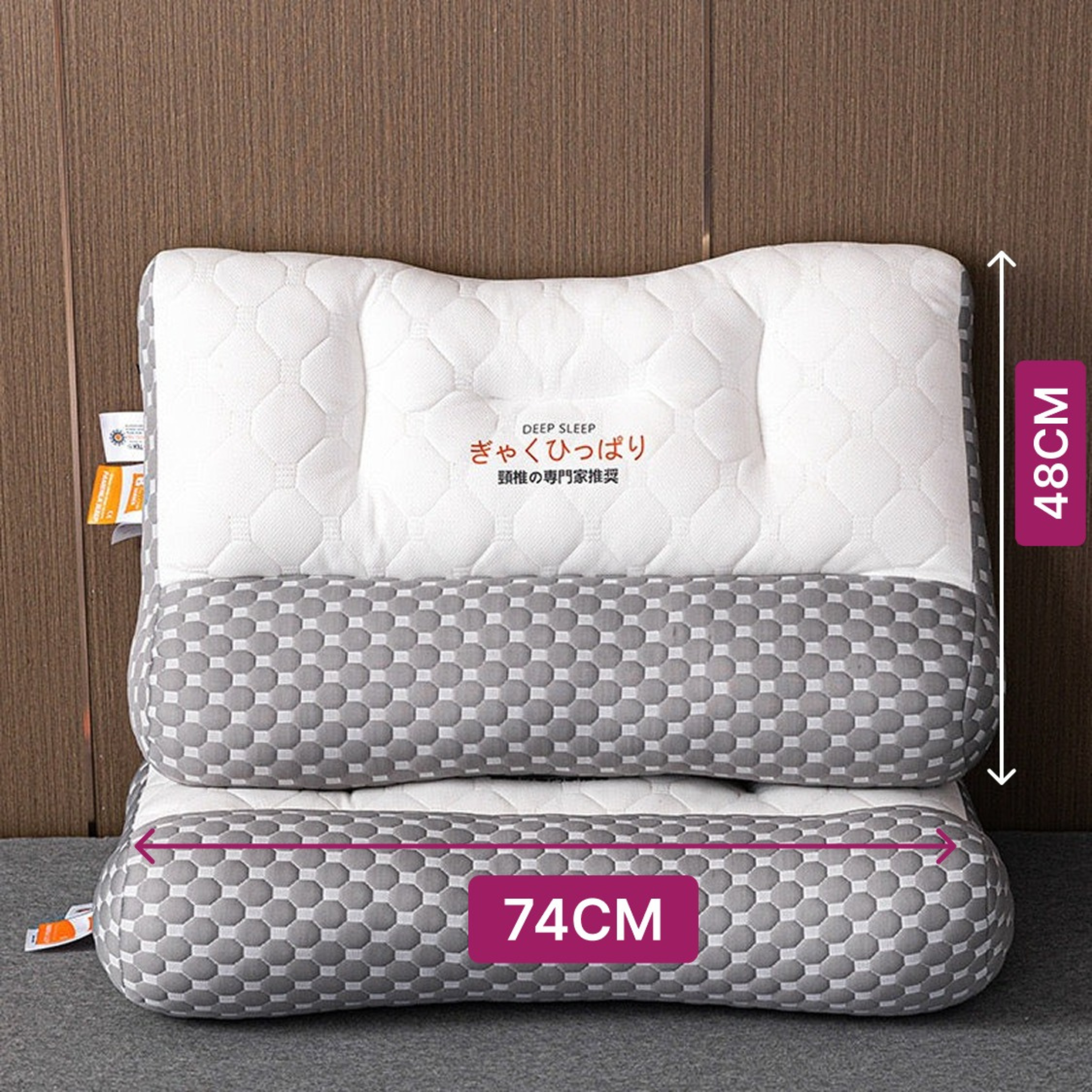 Super Ergonomic Orthopedic Neck Comfort Pillow