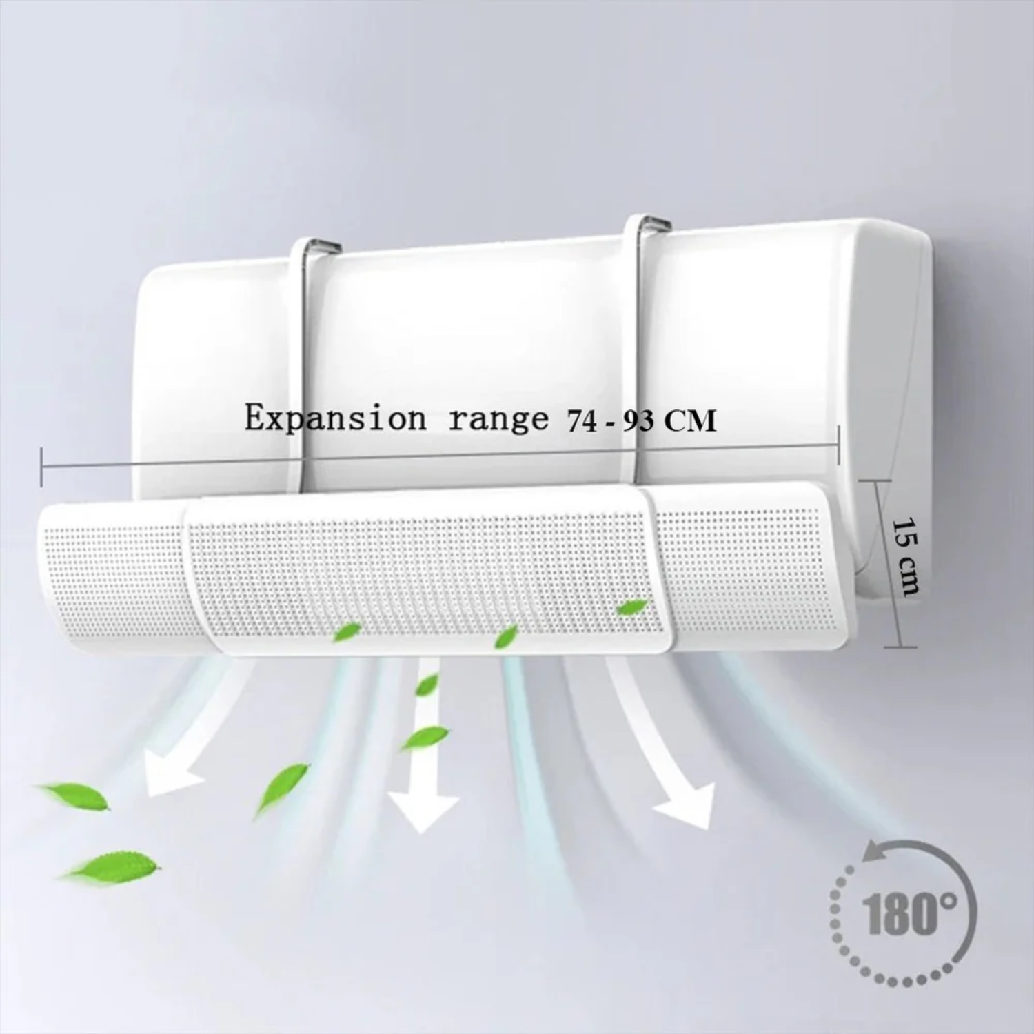 Adjustable Hanging Type AC Deflector for Split AC 74 - 93 cm