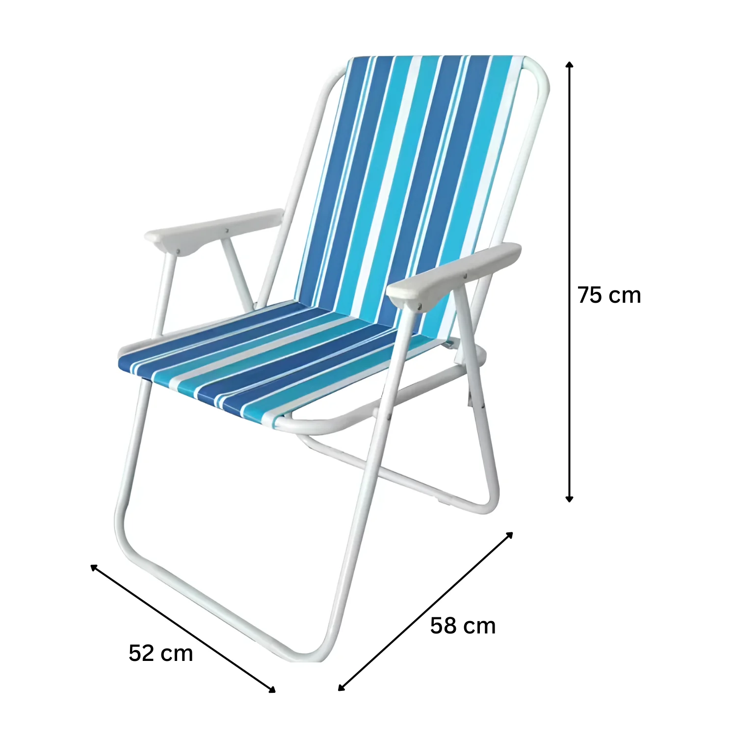 Folding Outdoor Relax Chair for Garden, Beach and Camping