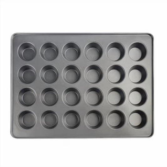 24 Cup Non-stick Muffin Tray, Mini Cupcake Pan Baking Tray Model 1