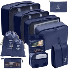 10 Pcs/Set Luggage & Trolley Packing Organizer Bags for Travelers