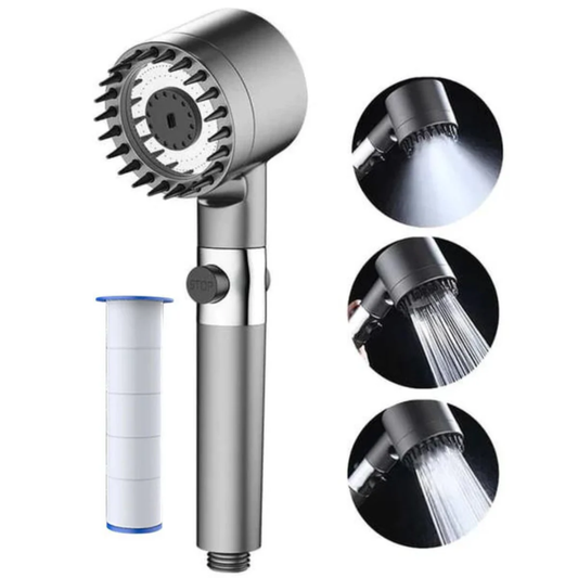 3 Modes Pressurized Filter Shower Head