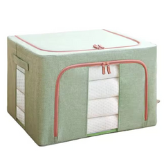 100L Large Capacity Wardrobe Clothes Organizer Storage Box Dark Pista Green 100L Large Capacity Wardrobe Clothes Organizer Storage Box Dark Pista Green