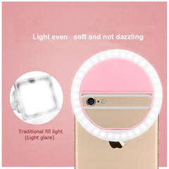Selfie Ring Light Attachment for Mobile Phone