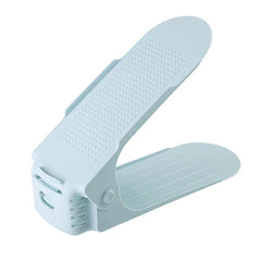 Shoe Holder Rack - Space Saving Paired Footwear Organizer Blue Shoe Holder Rack - Space Saving Paired Footwear Organizer Blue