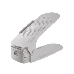 Shoe Holder Rack - Space Saving Paired Footwear Organizer Grey Shoe Holder Rack - Space Saving Paired Footwear Organizer Grey