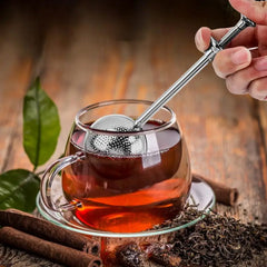 Retractable Tea Strainer, Stainless Steel Tea Filter Spoon