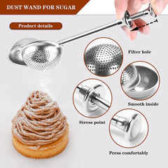 Retractable Tea Strainer, Stainless Steel Tea Filter Spoon