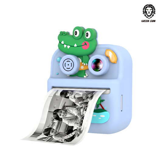 Green Lion Little Click Instant Print Camera Blue