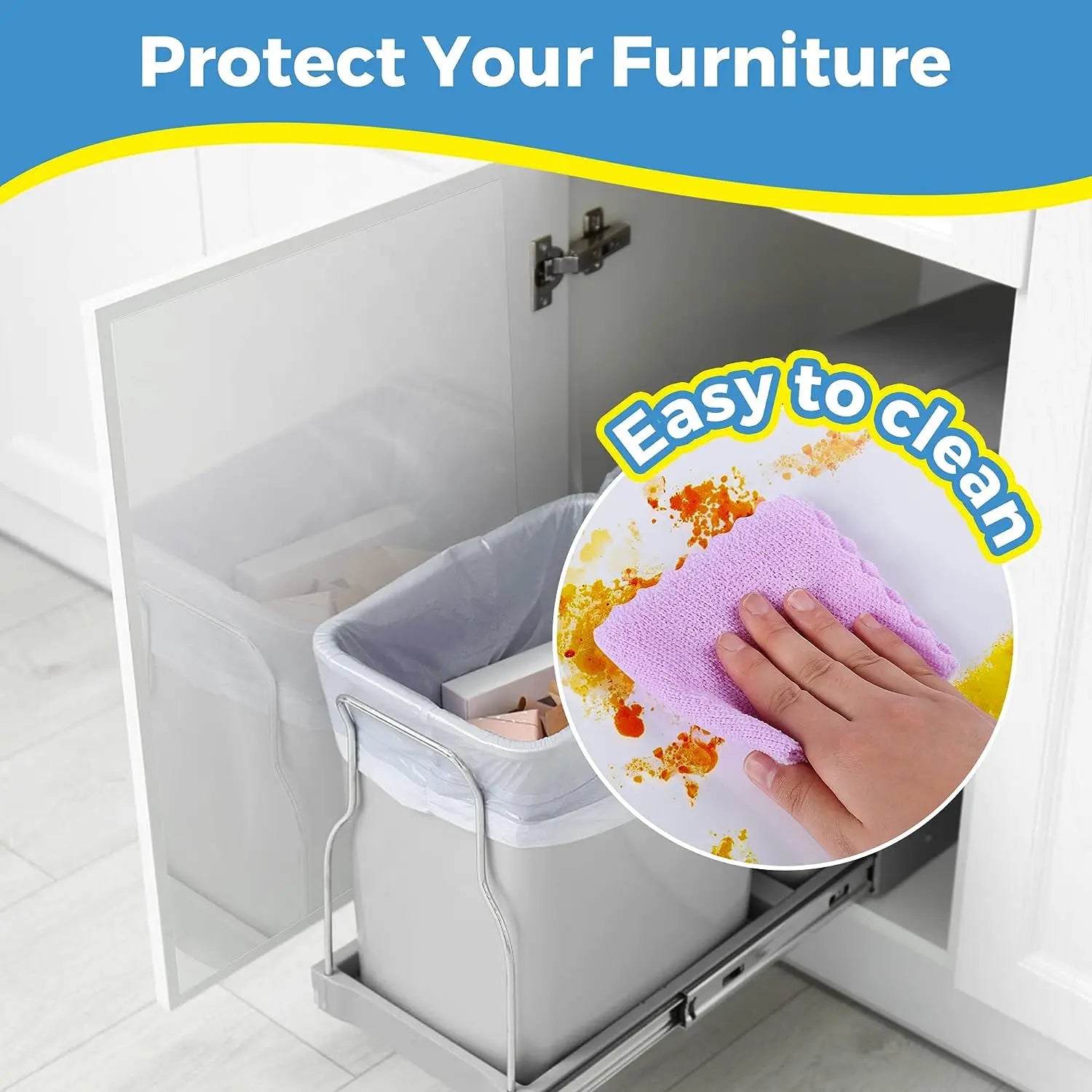 Clear Transparent Glossy Wall Protection Adhesive Film