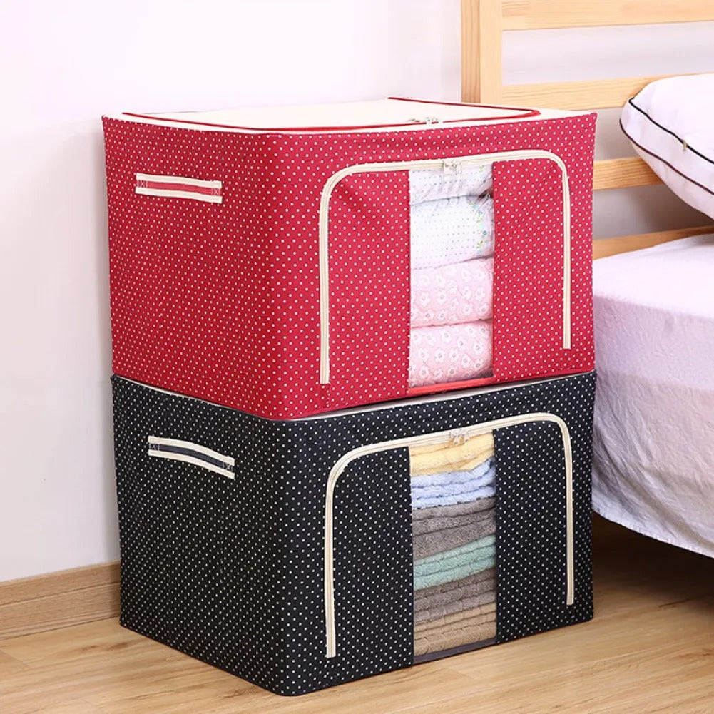 100L Large Capacity Wardrobe Clothes Organizer Storage Box