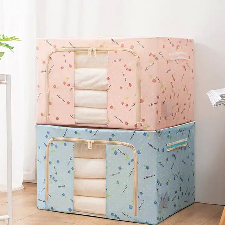 100L Large Capacity Wardrobe Clothes Organizer Storage Box