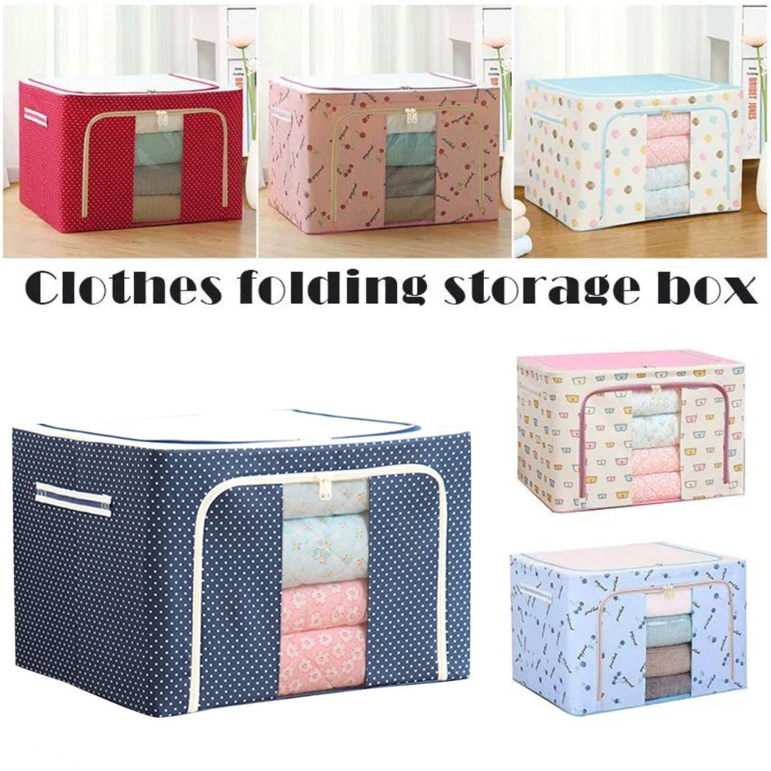 100L Large Capacity Wardrobe Clothes Organizer Storage Box