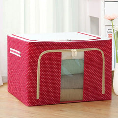 100L Large Capacity Wardrobe Clothes Organizer Storage Box Red 100L Large Capacity Wardrobe Clothes Organizer Storage Box Red