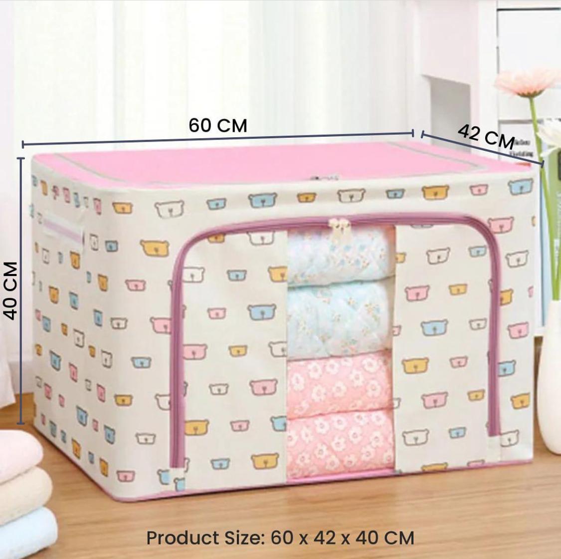 100L Large Capacity Wardrobe Clothes Organizer Storage Box