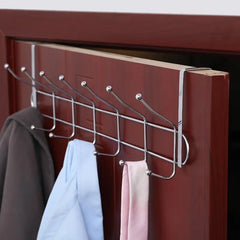 Multi Hooks Useful Stainless Steel Door Back Hanger 14 Hooks Multi Hooks Useful Stainless Steel Door Back Hanger 14 Hooks
