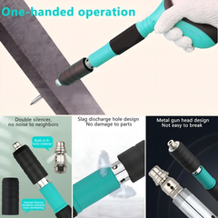 Portable Steel Nail Rivet Gun with Nails