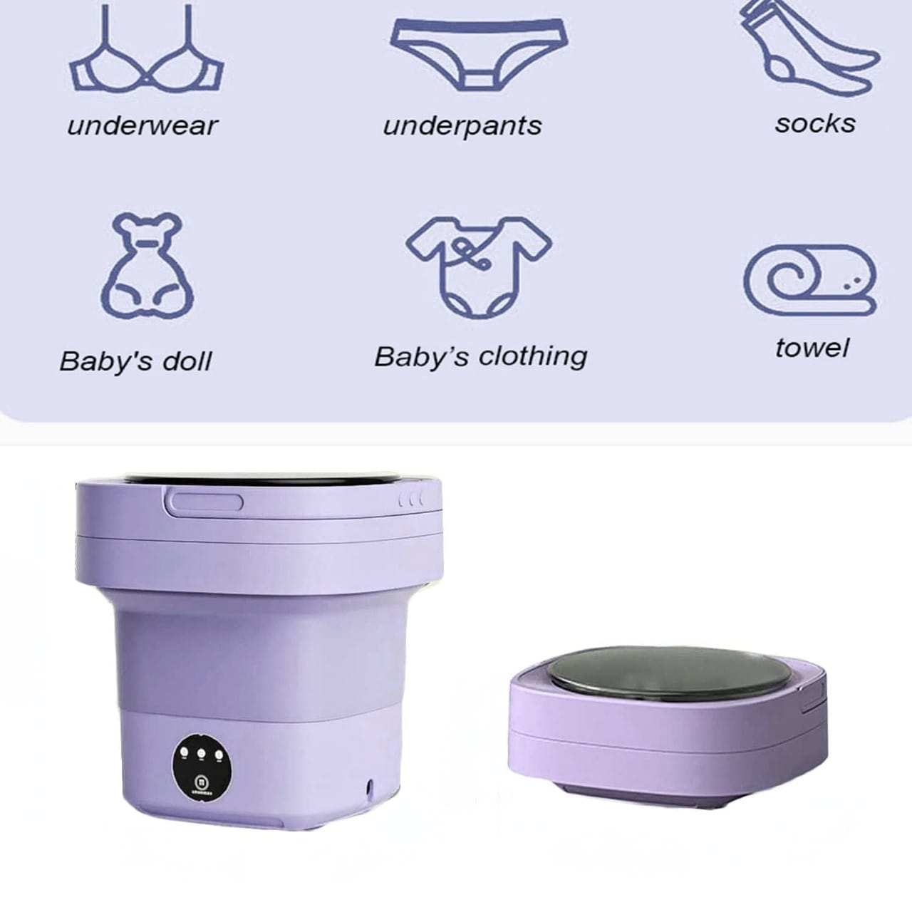 6.5 Liter Portable Washing Machine for Travelers