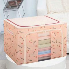 100L Large Capacity Wardrobe Clothes Organizer Storage Box Bright Pink 100L Large Capacity Wardrobe Clothes Organizer Storage Box Bright Pink