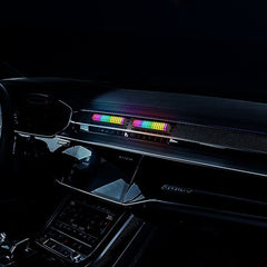 شريط إضاءة LED إيقاعي للسيارة، مصباح عصا عطر بفتحة تهوية للتيار المتردد