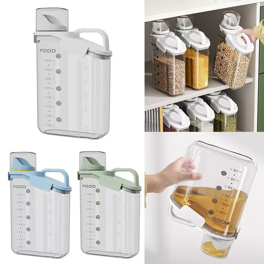 2.8L Airtight Rice Grain Cereal Storage Container Food Dispenser