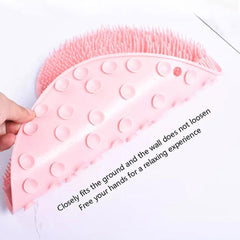 Silicone Non-slip Foot & Back Scrubber Shower Massage Mat