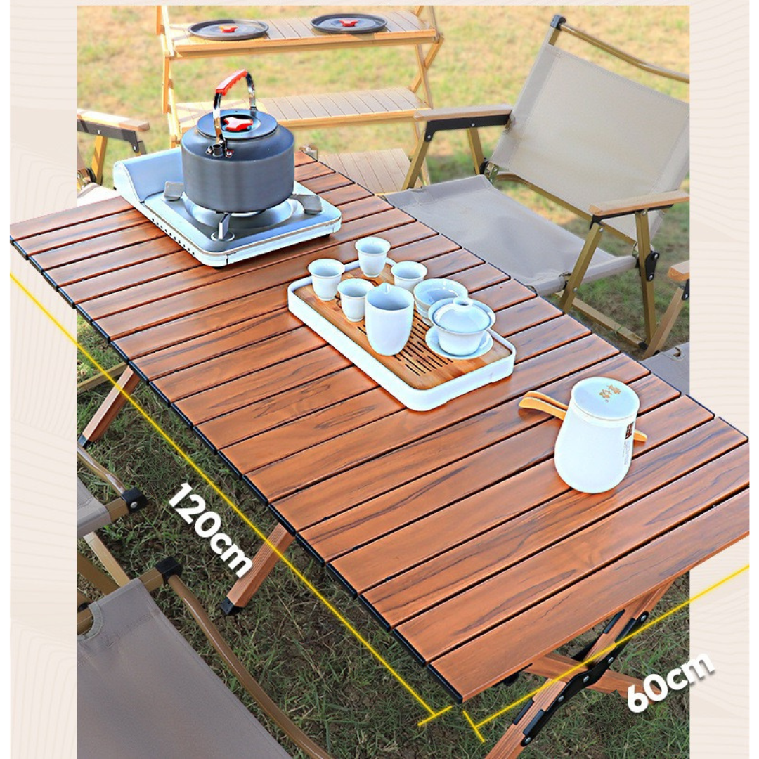 Portable Folding Camping Table and Chairs Set