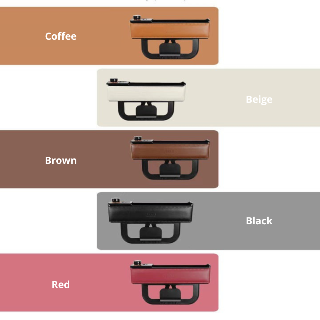 ZHUSE Car Seat Gap Seam Storage Box with Charging