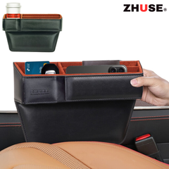 ZHUSE Car Seat Seam Storage Box with Cup Holder