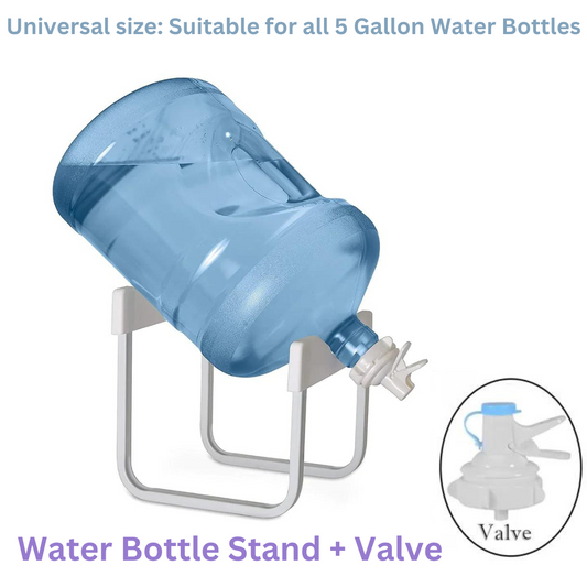 Portable Water Bottle Dispenser Stand with Faucet