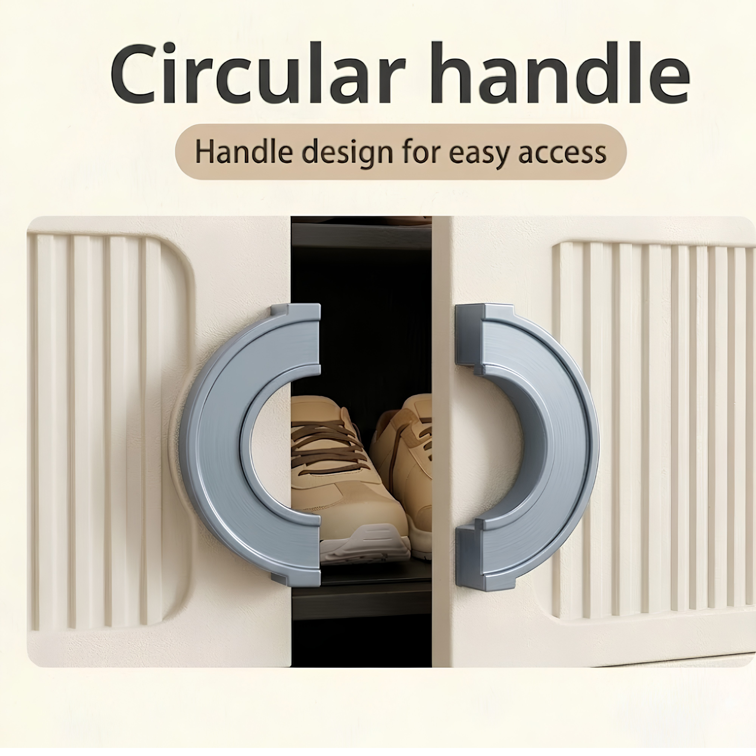 Multi Layer Foldable Shoe Cabinet with Fully Enclosed Anti Dust Storage