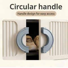 Multi Layer Foldable Shoe Cabinet with Fully Enclosed Anti Dust Storage