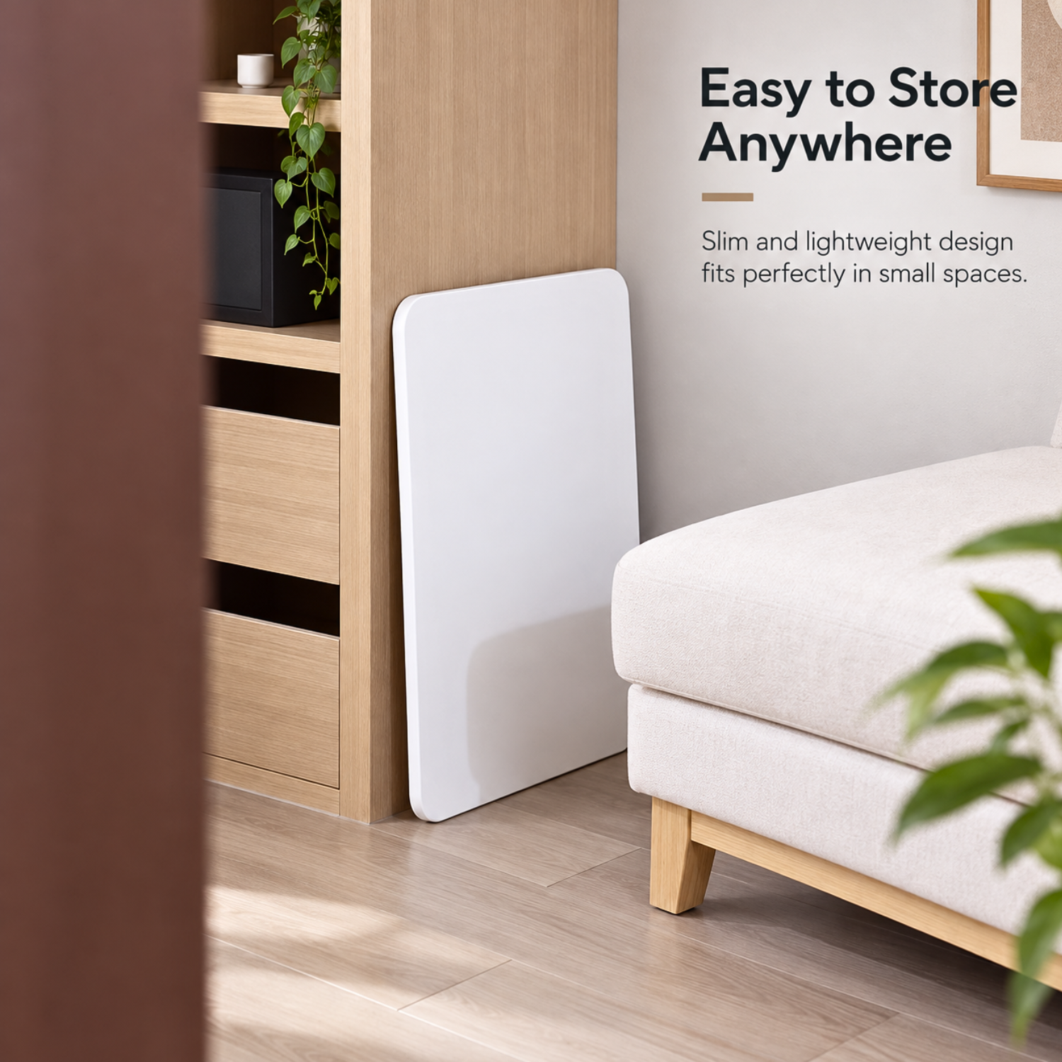 Simple Folding Laptop Table, Portable Study Desk for Bed, Sofa, Reading and Work