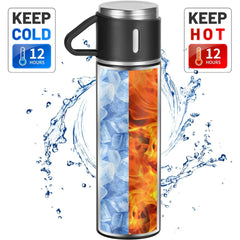 500ml 3in1 Stainless Steel Vacuum Flask Bottle Cup Set [BEST FOR GIFT]