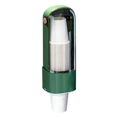 Wall Mounted Disposable Paper Cup Dispenser with Transparent Dustproof Cover