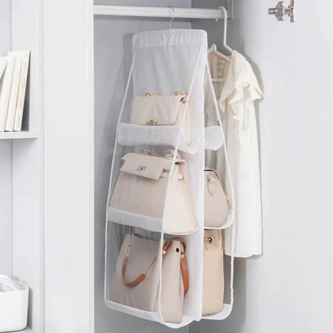 Multi Layer Hanging Handbags Organizer for Wardrobe