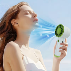 Portable Handheld Personal Pocket Fan 0808, 500mAh USB C Rechargeable