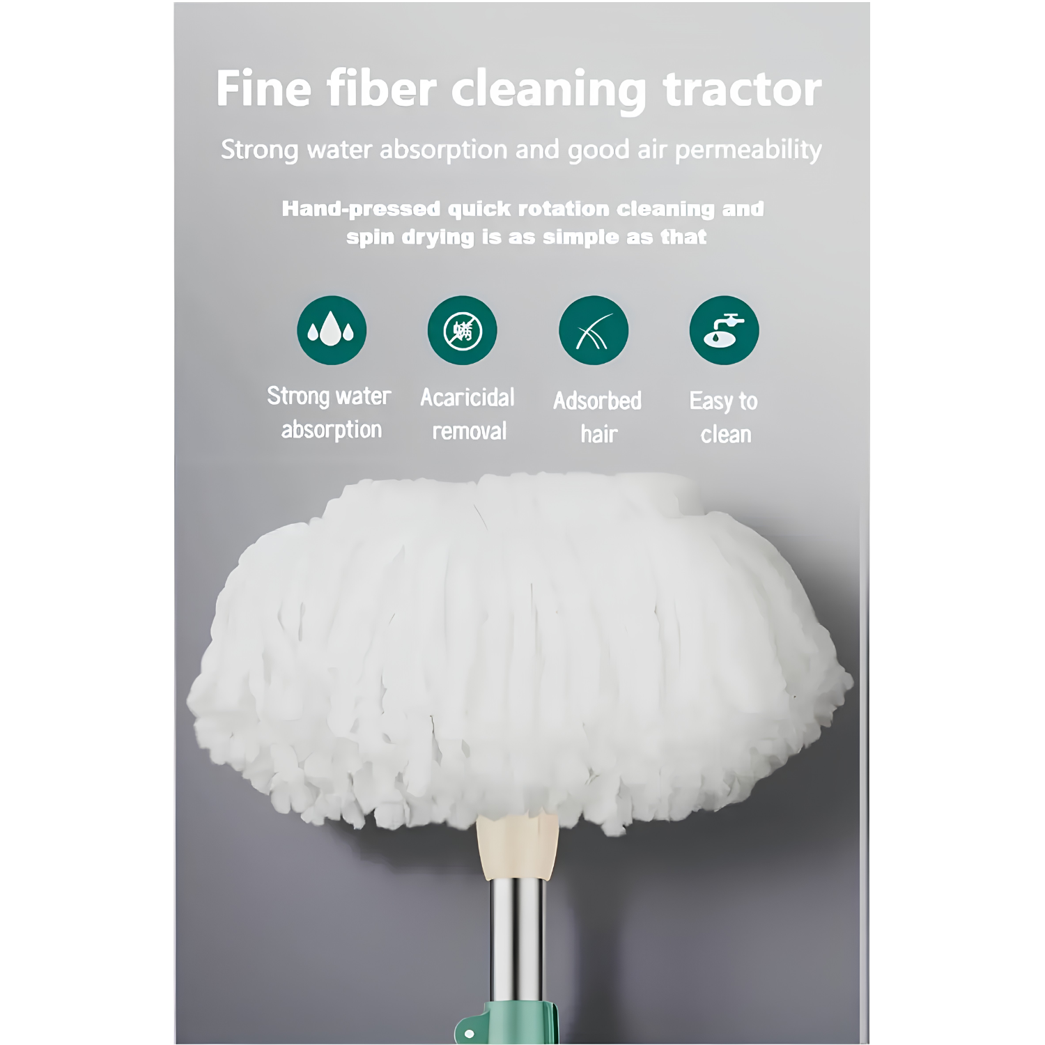 Mgagic Mop 360° Spin Mop Bucket Set