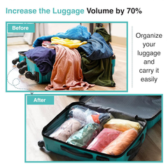 TAILI Vacuum Compression Storage Bag for Clothes and Bedding 50 × 70 × 30 cm