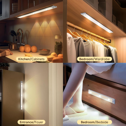 Ultra-slim 40cm USB COB LED Motion Sensor Wireless Light