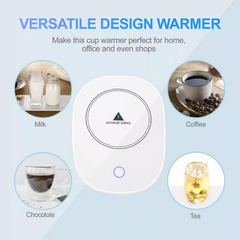 Smart Coffee Cup Warmer, 55° Constant Temperature Warmer with Cafe Mug and Stirrer