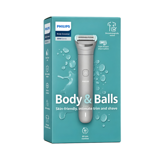 Philips Body Groomer 3000 Series, Body and Balls, BG3470/15